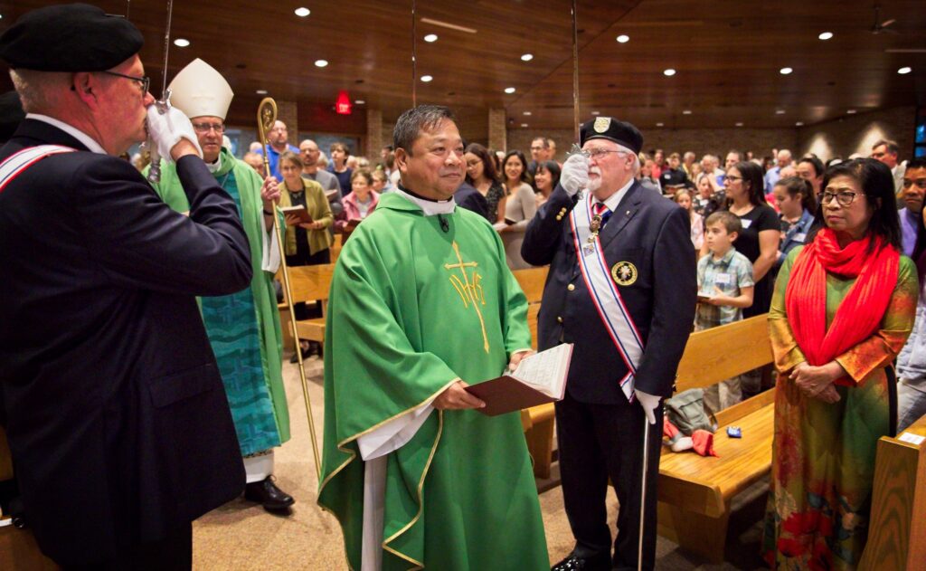 Fr. Phong’s Installation as Pastor of Holy Redeemer Parish in November of 2022